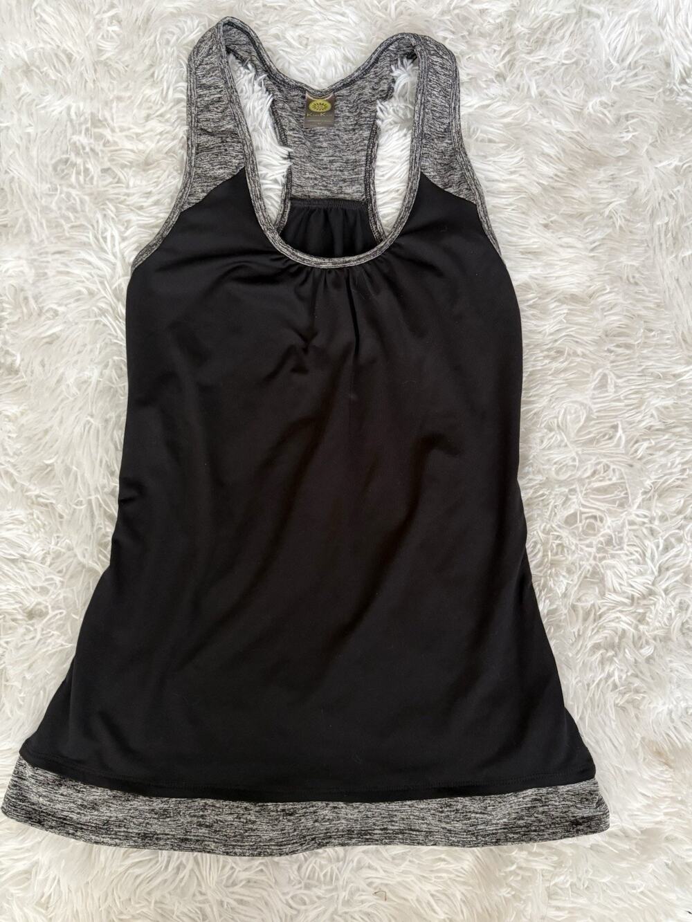 Kiwi Kate Women’s M Black W/gray Lining Activewear Tank. Comf, Grt. Quality